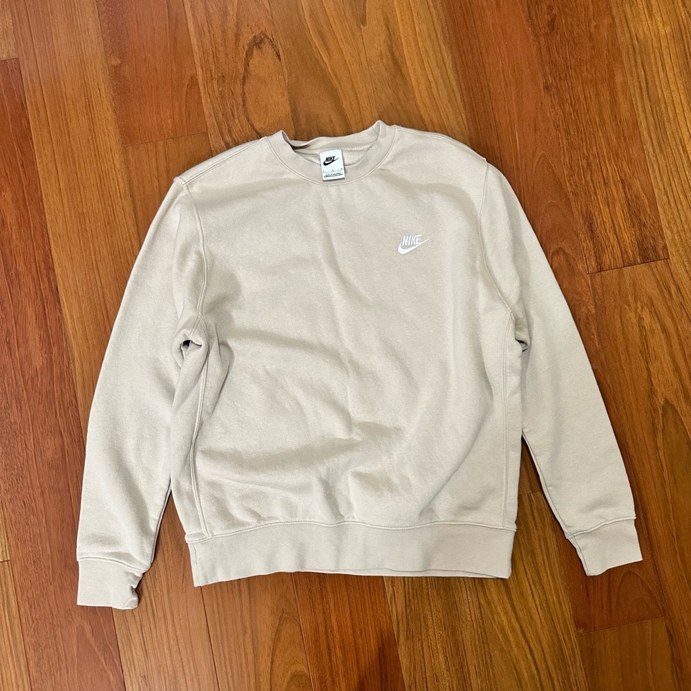 Cream Nike Crewneck